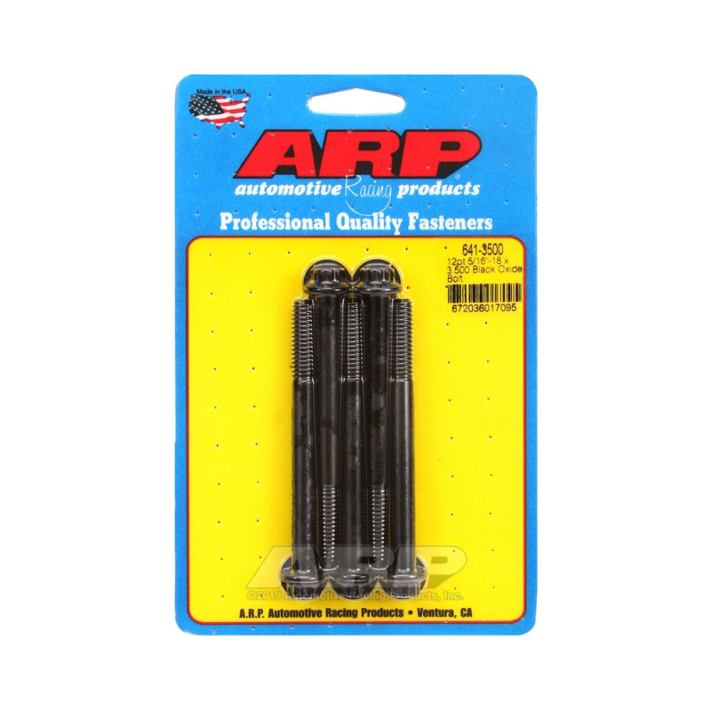 Set de șuruburi și piulițe universale ARP 5/16-18 – Black Oxyde, 12 bucăți x 5 - ARP-641-3500 - 641-3500 - 3666618193342